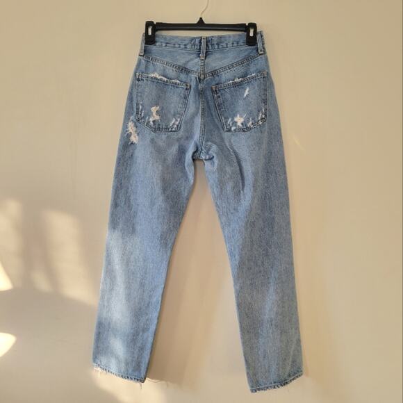 Agolde 90's Mid Rise Loose Fit Jeans In Vintage Denim Medium - Picture 3 of 7